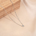 Victoire Collection - 18k gold plated necklace: Silver