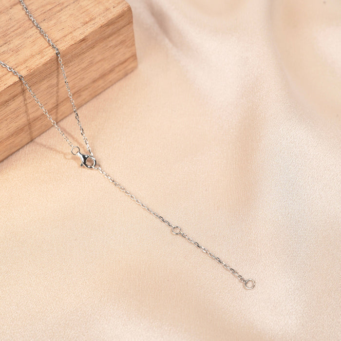 Victoire Collection - 18k gold plated necklace: Silver
