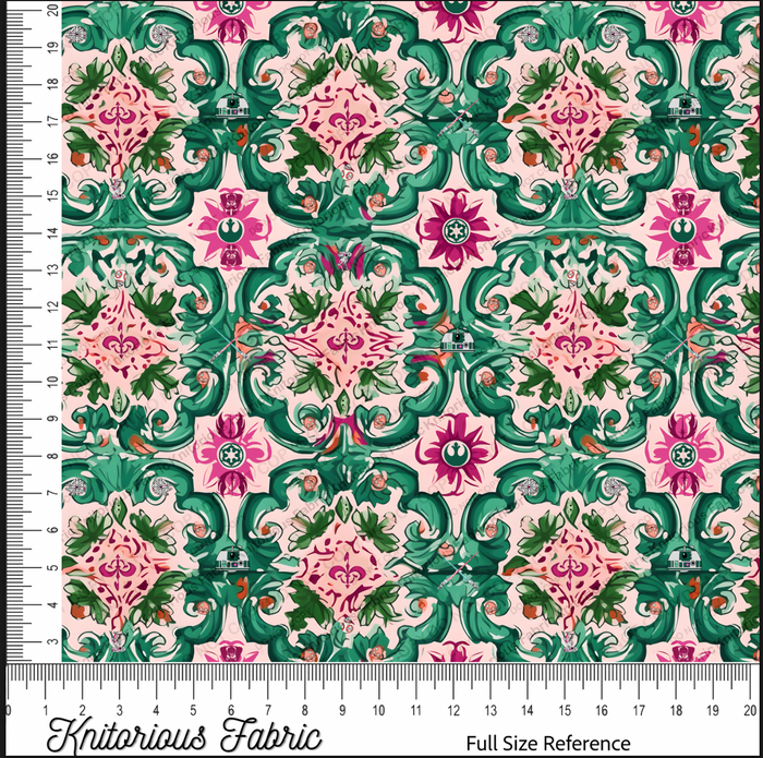 *VINYL Pre*-Order* SW Tiles - Green and Pink