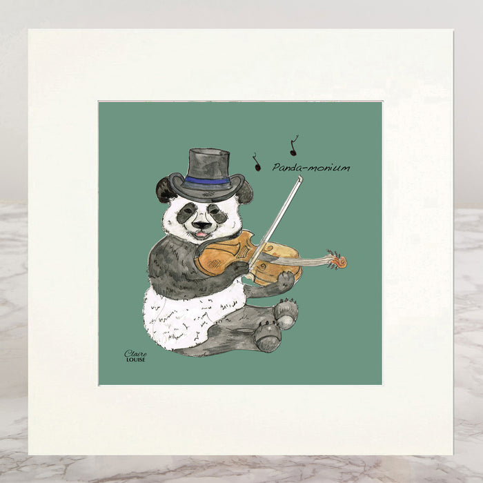 Violin Mounted Print