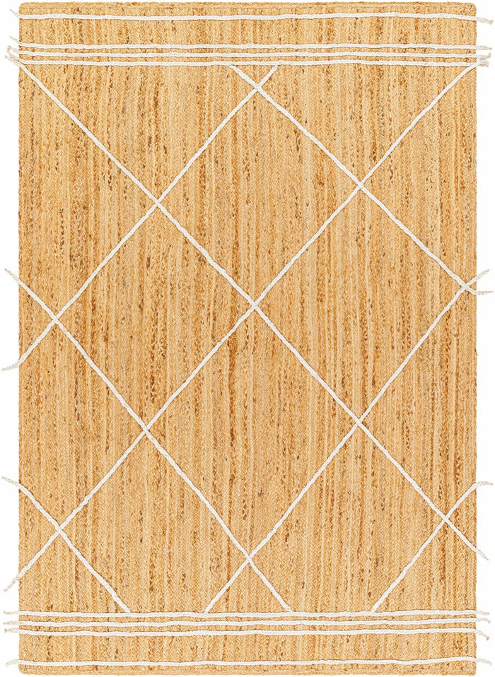Wasi Modern Geometrical Tan And Beige Area Rug - The Rug Decor