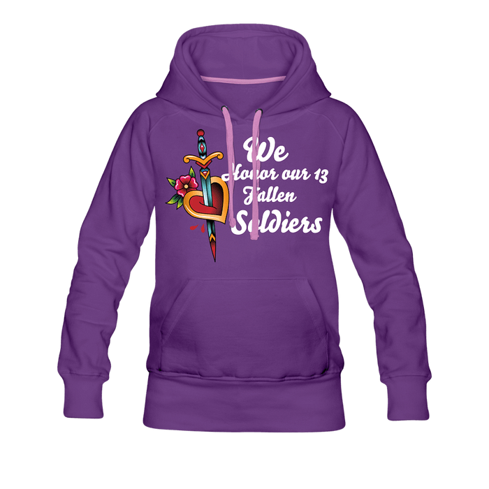 We honor our 13 fallen soldiers - purple