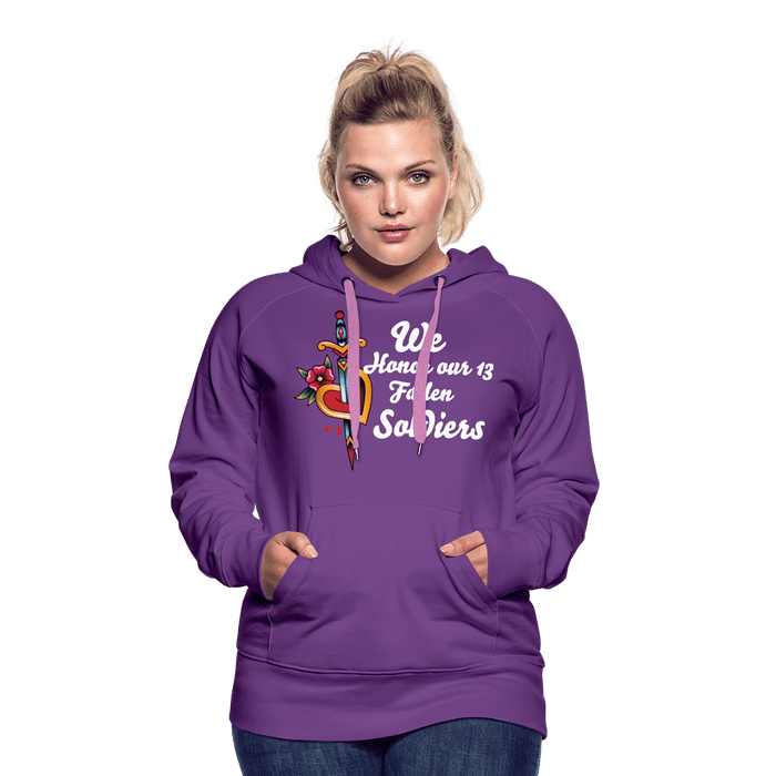 We honor our 13 fallen soldiers - purple