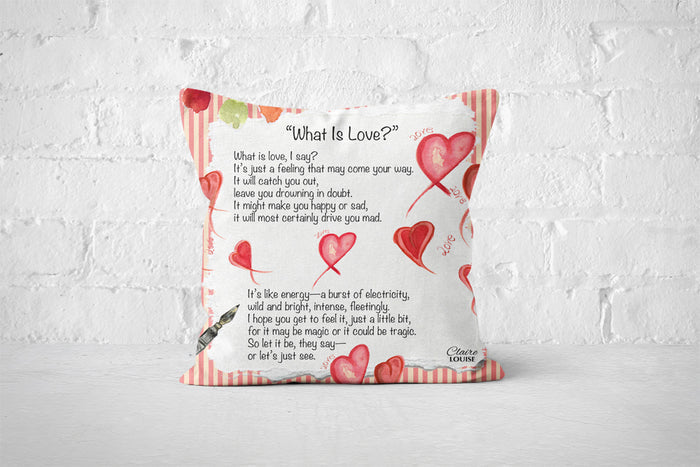 What is Love Cushion - The Painted Poem