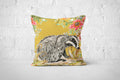 Whimsical Badger Cushion