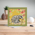 Whimsical Badger Greeting Card - Pack of 6