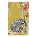 Whimsical Badger Tea Towel
