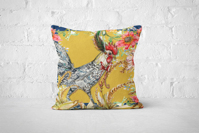 Whimsical Chicken Cushion