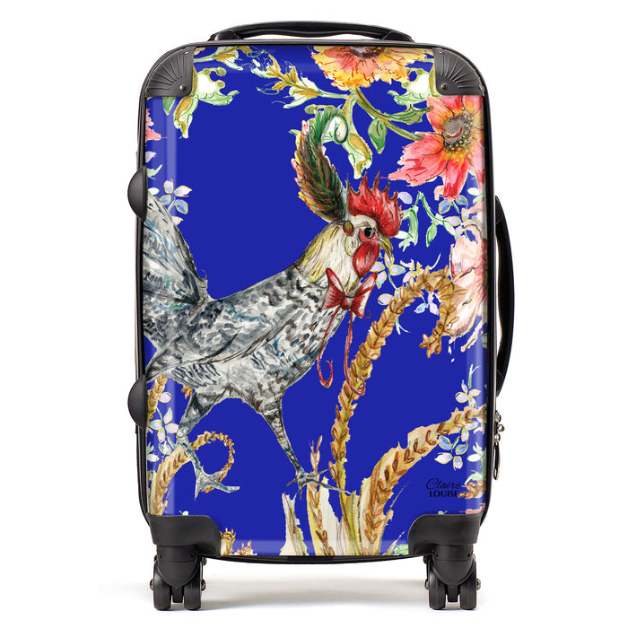 Whimsical Cockerel Suitcase Collection