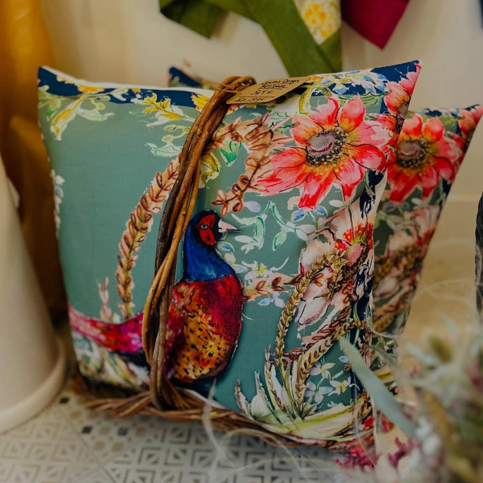 Whimsical Pheasant Cushion