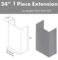 ZLINE 24" Chimney-60" Under Cabinet Hoods, 520/523/527-60-2FTEXT09K