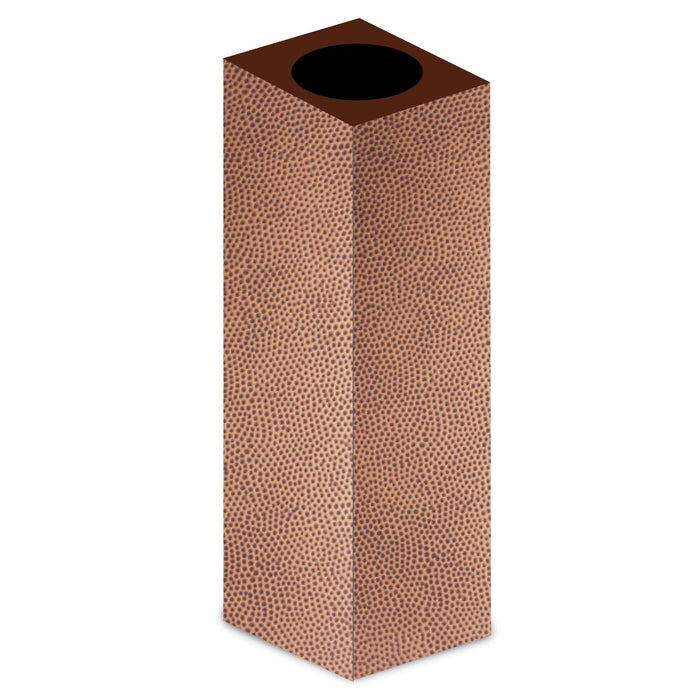 ZLINE 61" Hand Hammered Copper Finished Chimney Extension, 8GL2Hi-E - Farmhouse Kitchen and Bath